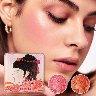 Smart Girls Book Monochrome Blush Natural Nude Makeup Fine Flash Orange Whitening Contouring Brightening Blush Palettes