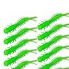2 Pieces Bait Spiral Tail, Artificial Lightweight Portable Durable Fish Bass Soft Fishing Lures for