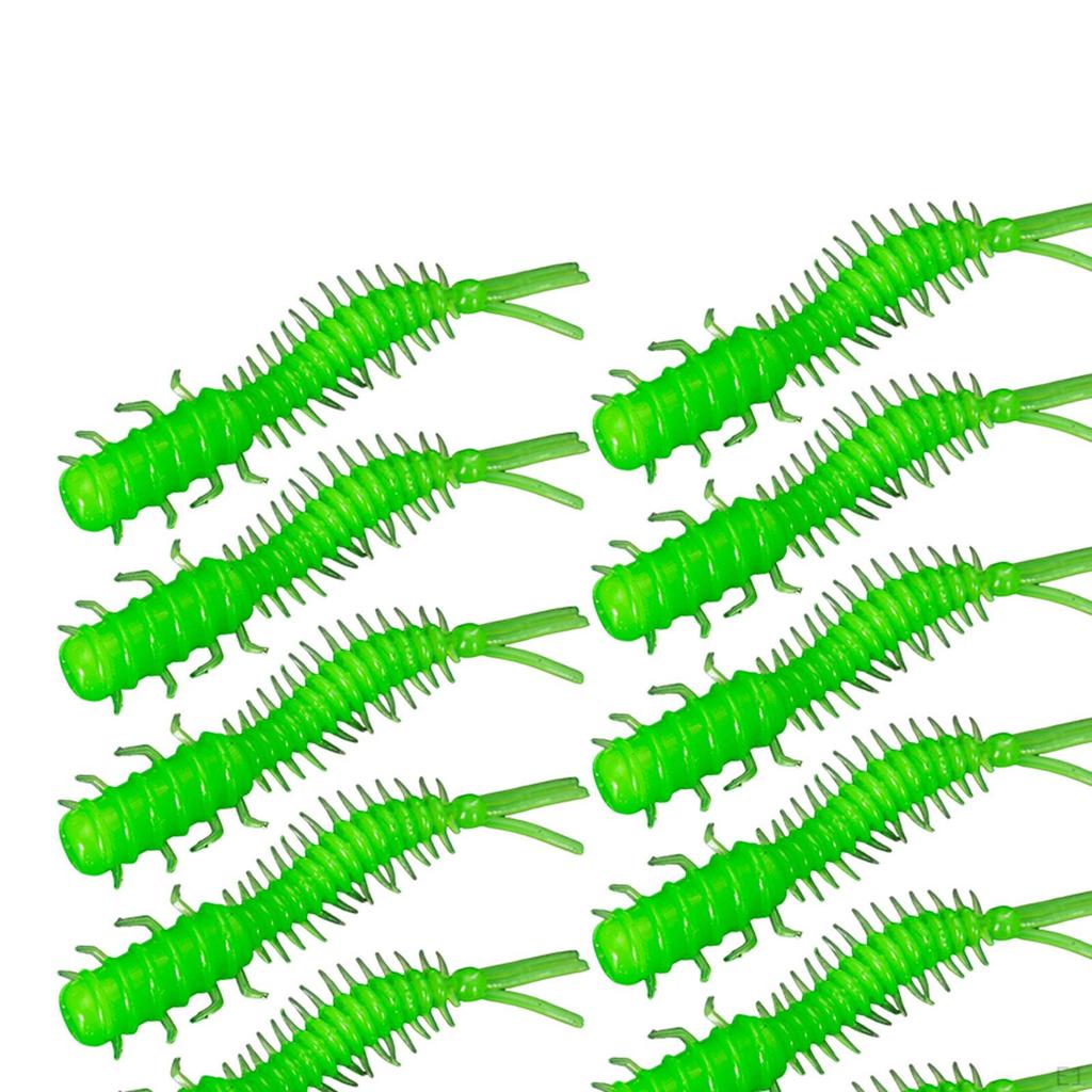 2 Pieces Bait Spiral Tail, Artificial Lightweight Portable Durable Fish Bass Soft Fishing Lures for