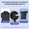 Black Clothing Dye 10-Piece Long-Lasting Color Paint Color Paint Black Clothes Dye Tablets for Synthetic Polyester Denim Linen