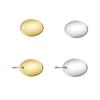Best Selling Gold Filled Oval Engravable Logo Custom Tags Pendant Silver 925 Jewelry Quality Charms