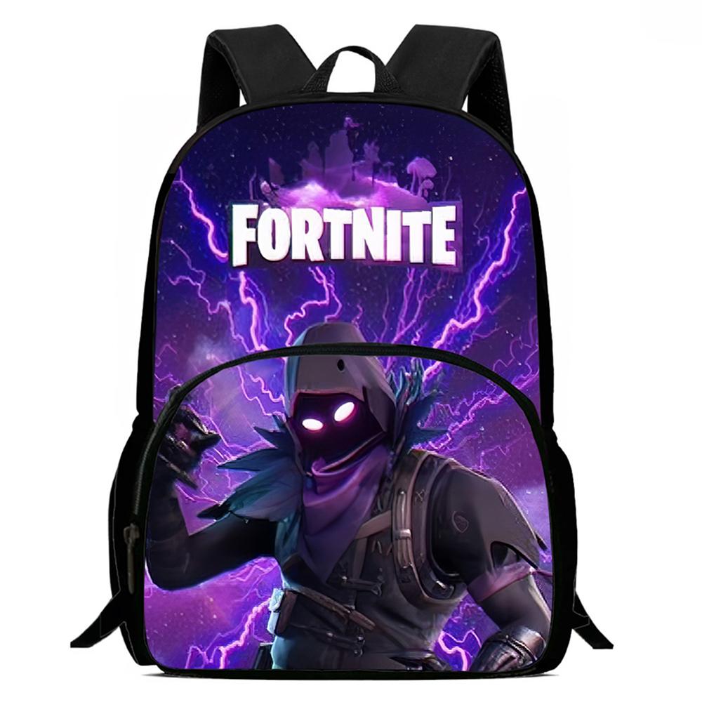 FORTNITE Cartoon Lightweight Kids Backpack, Adjustable Shoulder Strap & Front Pocket, Unisex Boys & Girls Age 5-10