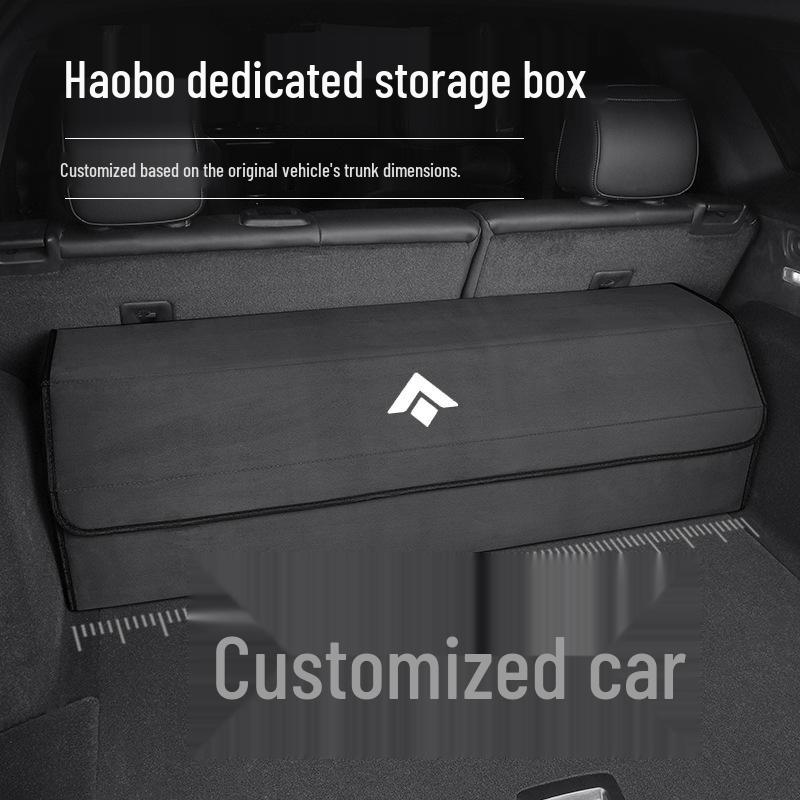 Haobo Leather Folding Car Trunk Storage Box for GT/HT/HL Models