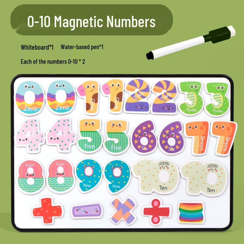 Magnetic Alphabet & Number Learning Board for Kids