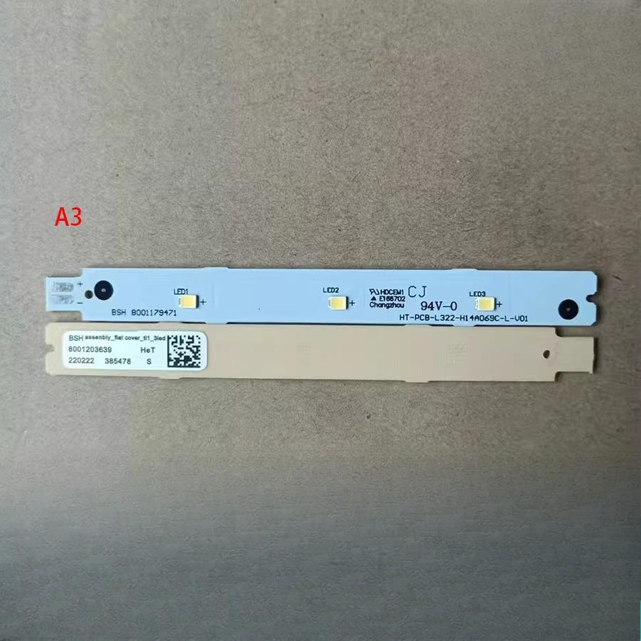 Refrigerator Freezer Accessories A1 A2 A3 A4 A5 A6 LED Light Srip Board For Siemens Bosch Refrigerator