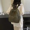 Ultra-light Casual Puffer Backpack Large Capacity Padded Solid Color Padded Portable Soft Travel Bag