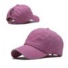 Solid Simple Color Women Casual Sun Shading Cotton Baseball Cap Outdoor For
