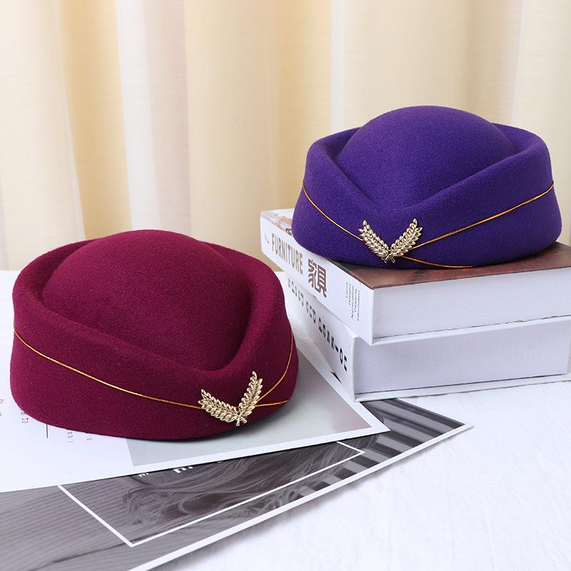 Wool Beret: Flight Attendant, Band & Hotel Staff Hat