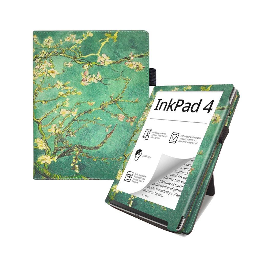 with Hand Holder eReader Case 7.8 inch Protective Shell Smart Cover for Pocketbook Inkpad 4