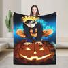 Halloween Uzumaki Blanket Quality Warm Soft  Bedding Throws Winter Child Couch Chair Sofa Bed Street Trend Bedspread