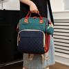 Nova bolsa de fraldas portátil de grande capacidade para mães e bebês, adequada para viagens; pode ser personalizado com impressão