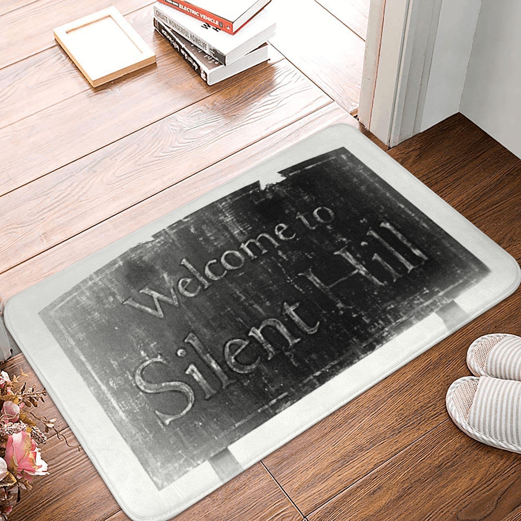 

Welcome To Silent Hill Doormat Non-Slip Kitchen Bathroom Mat Bedroom Balcony Floor Door Entrance Carpet Rug 40cmx60cm