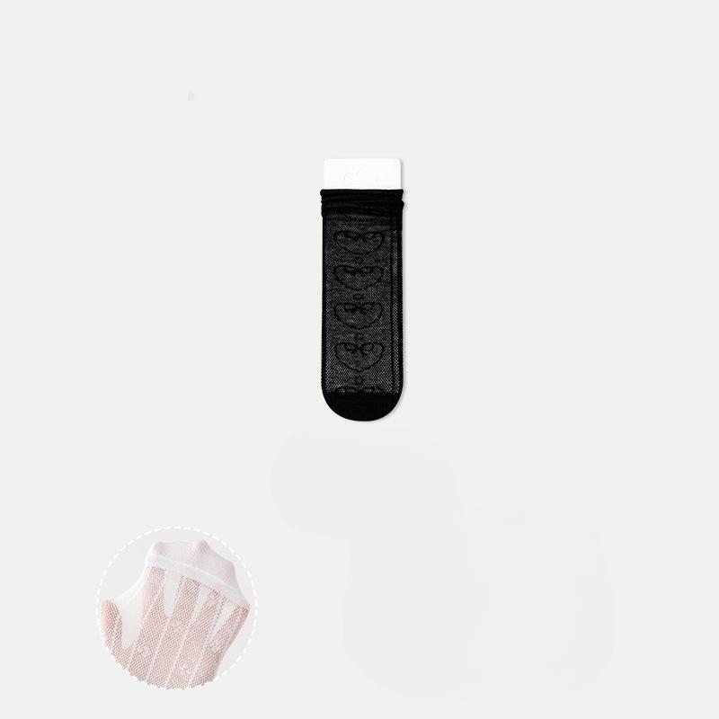 White Lace Socks for Women's Summer, Thin Mid-calf Socks Paired with Sandals and Slippers, Mary Jane Pile Socks for Summer