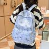 Schultasche Große Kapazität Studentenrucksack Bedruckt Vielseitig Jungen und Mädchen Universeller Trend Campus Schultasche Mittelschulrucksack