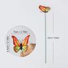 Garden Landscape Decoration3DArtificial Butterfly Stick10-20Random Pattern Colorful Outdoor Garden Ornaments