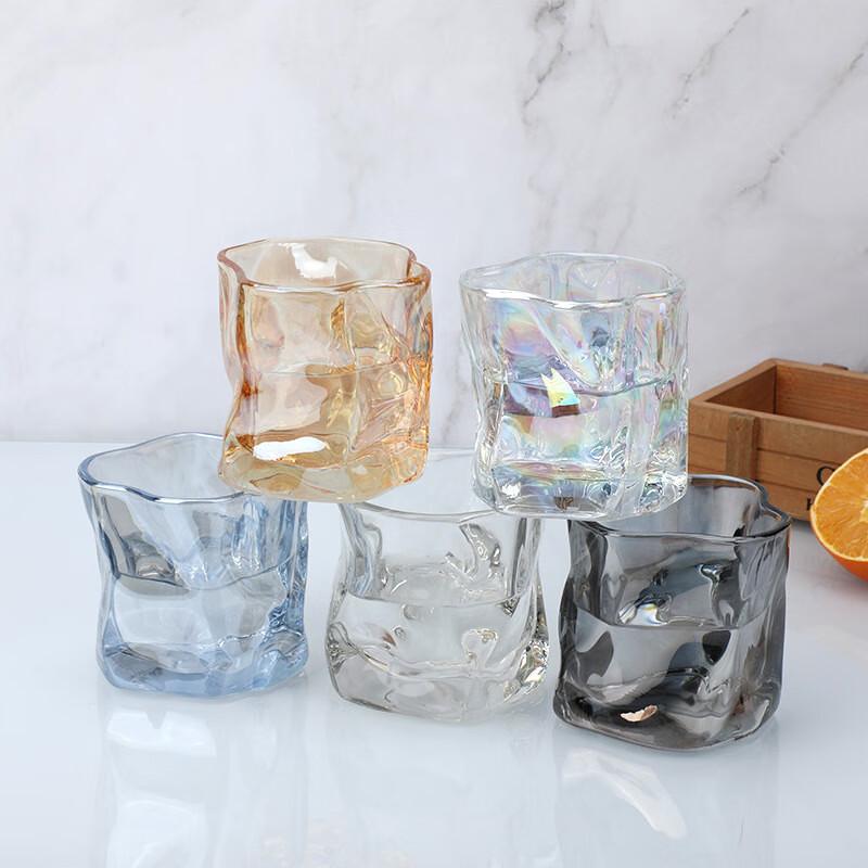 Changbaosen Dazzling Pleated Glass Tumbler