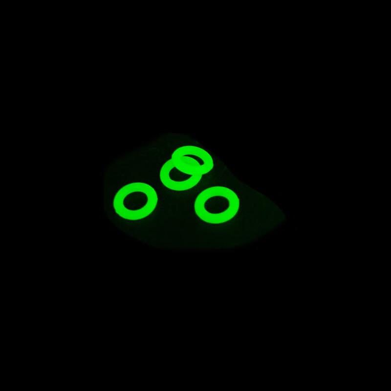 

Fluorescent Silicone Rings for Tent Pegs