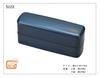 Miyamoto Sangyo Bento Box Slim Lunch Border Meta Navy 330ml 330ml (Övre) (Lägre)