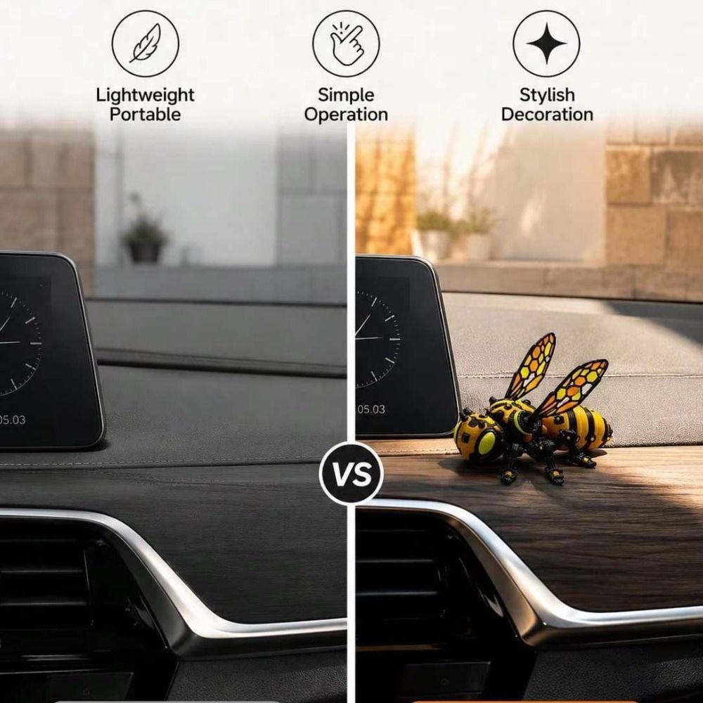 3D Printed 3D Printed Mechanical Bee Detachable Wings Articulated Bee Toy Holiday Gift