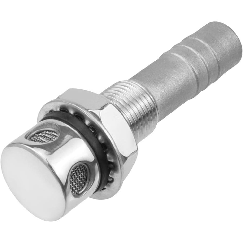 5/8" Marine Fuel Vent 316 Stainless Steel Flush Mount Gas Tank Vent 80mm Height For Boat Yacht Truck