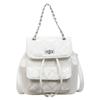 Niche Korean version of diamond chain backpack bag 2025 summer new fashion high value casual small backpack women