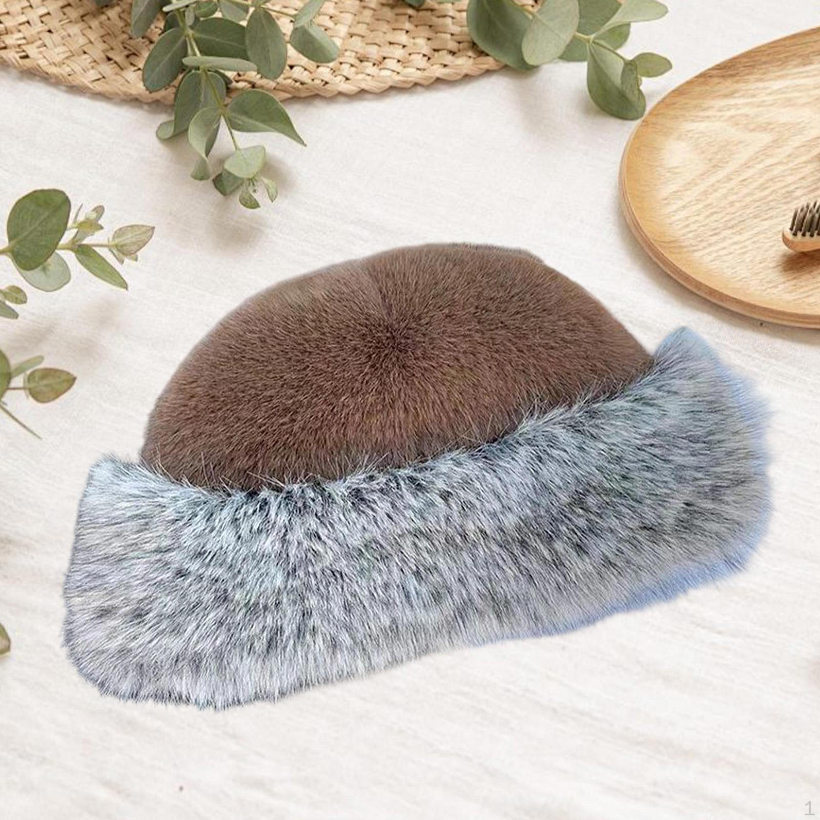 

Faux Hat Trendy Headwear Warm Winter for Walking Motorcycle Travel