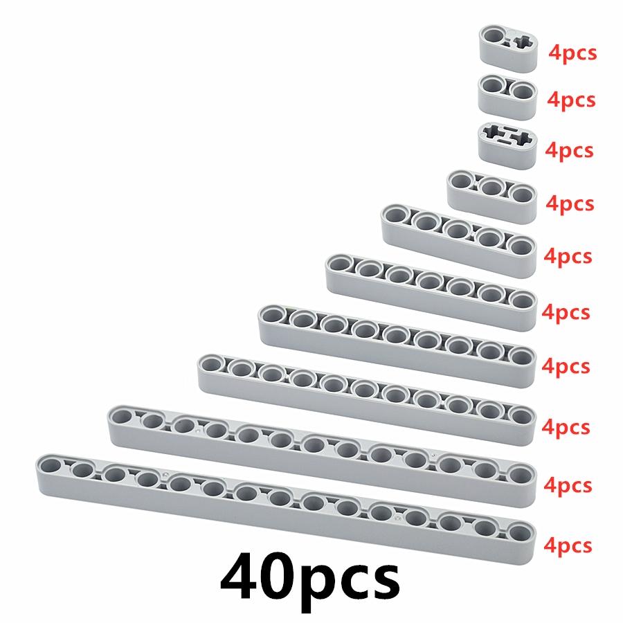 43857 32524 32316 Dickes Loch Arm Träger Hubarm Achse Auto Technisch 1x2 1x7 1x5 Stein Kreativ Moc Baustein Kompatibles Spielzeug