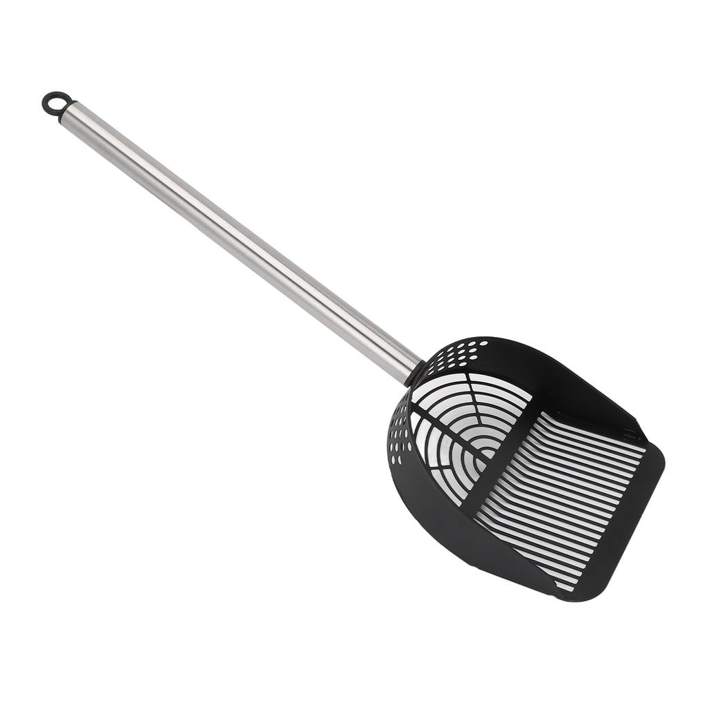 Cat Litter Scoop Stainless Steel Handle Half Round Shovel Pet Sand Sifter Poop Scooper for Beaches Pet Cat Litter Boxes