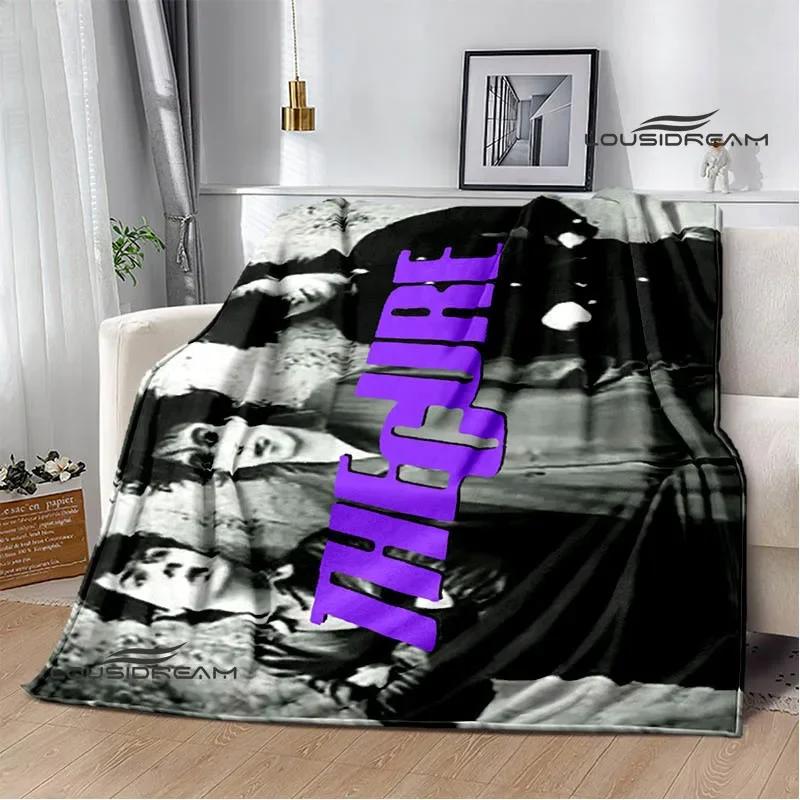 Rock band The cure Printed blankets picnic blanket Warm Flannel blankets Soft and comfortable blanket bed linings Birthday Gift