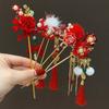 Classic Chinese Headwear Vintage Hanfu Hairpin Hair Ornaments Pendant Hair Stick  Women