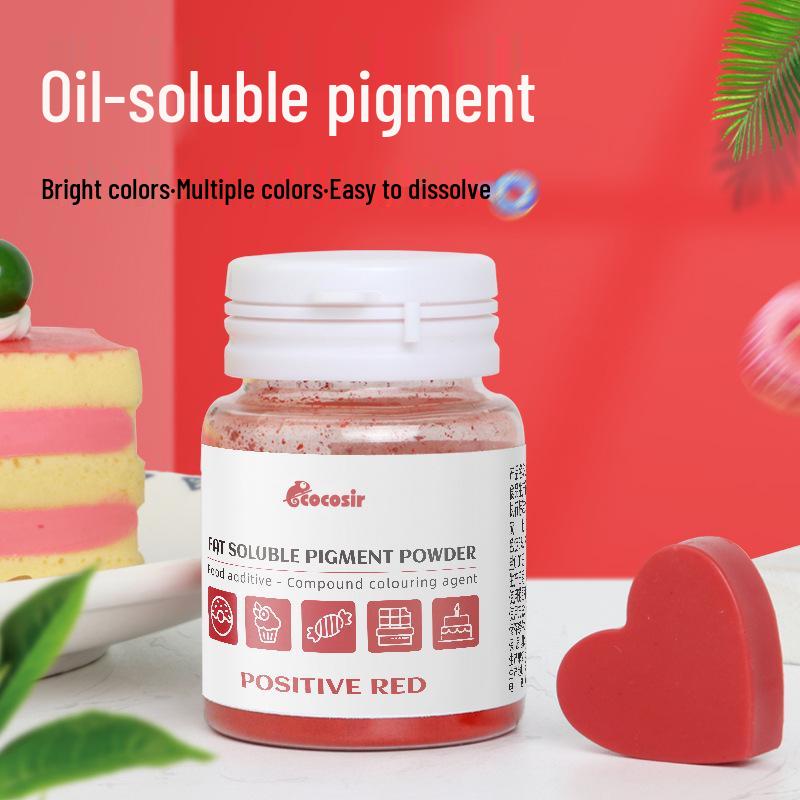 Chocolate Oil-Soluble Color Powder for Pastries, Mousse, Fondant, Lipstick & Macarons - 10g