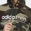 Adidas Neo Camo Print Hoodie With Logo Men Hoodie Olive H45226