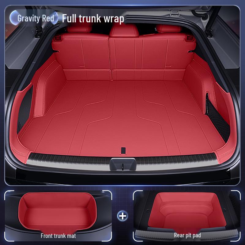 XPeng P7 2025 Trunk Mat - Full Coverage Tail Box Mat for Car Interior Accessories