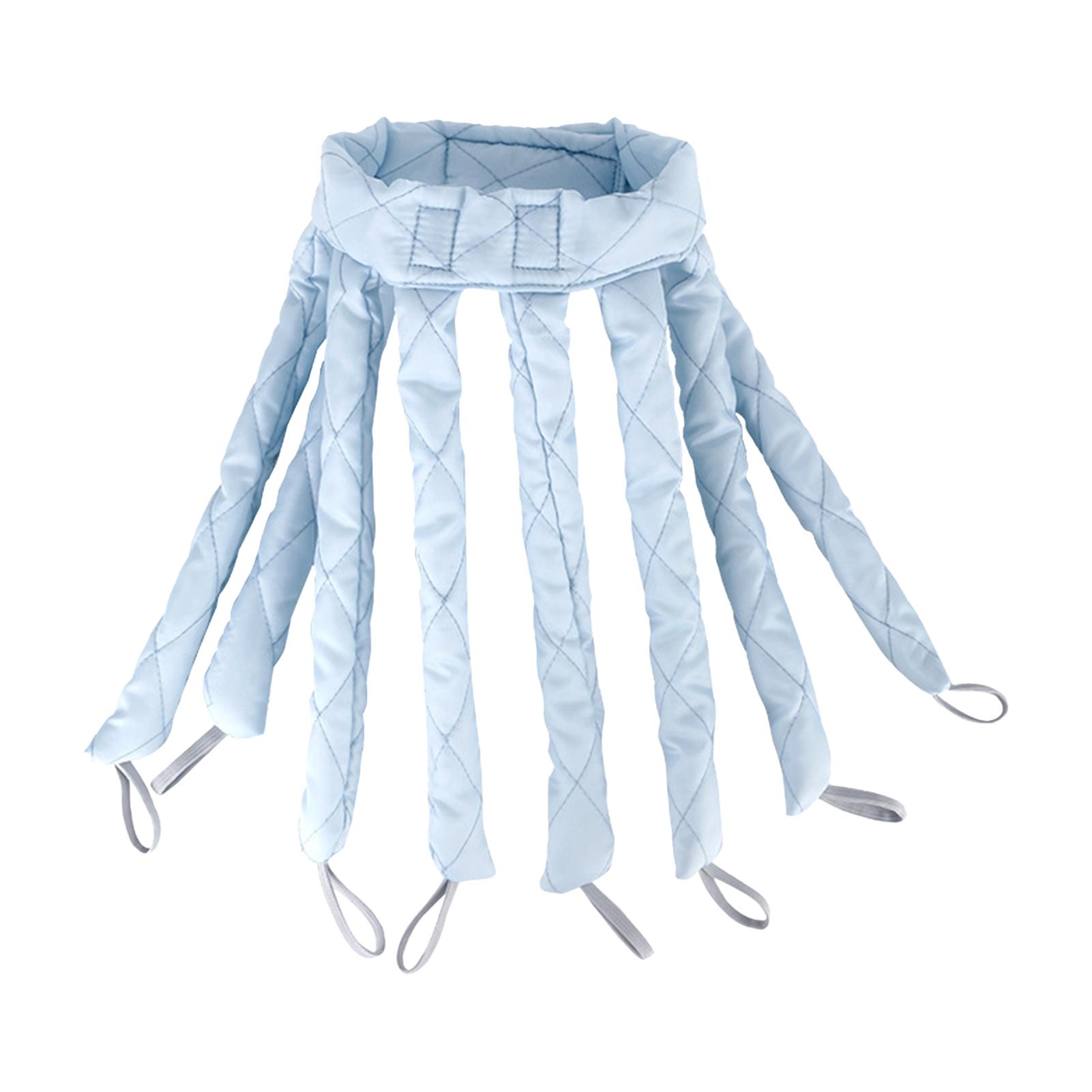 

Eight Claw Design Heatless Curler Woman Heatless Curls Overnight Gift For Moms Teenage Girls Sisters fer a boucler curling irons EU Plug синий