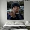 Eminem Wall Tapestry Aesthetic Wall Hanging Printed Fabric Blanket Decorative Tapestries for Bedroom Living Room Home Decor