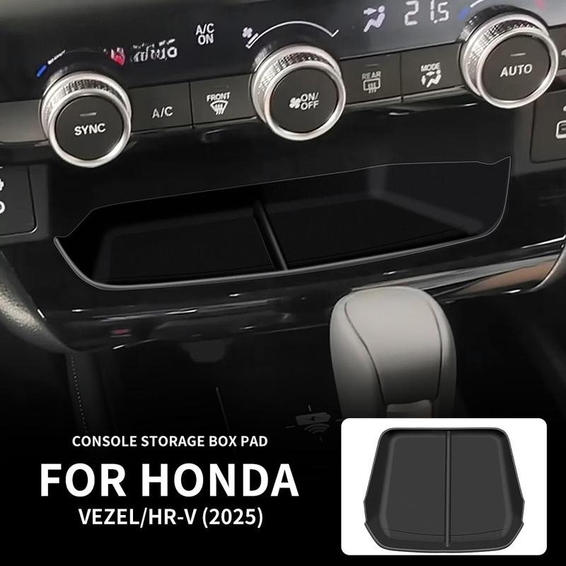 Tapis Central Caché Pour Honda Vezel HRV HR-V 2025 Boîte de Rangement Console Centrale Organisateur Étui Remplacement Accessoires Intérieurs de Voiture