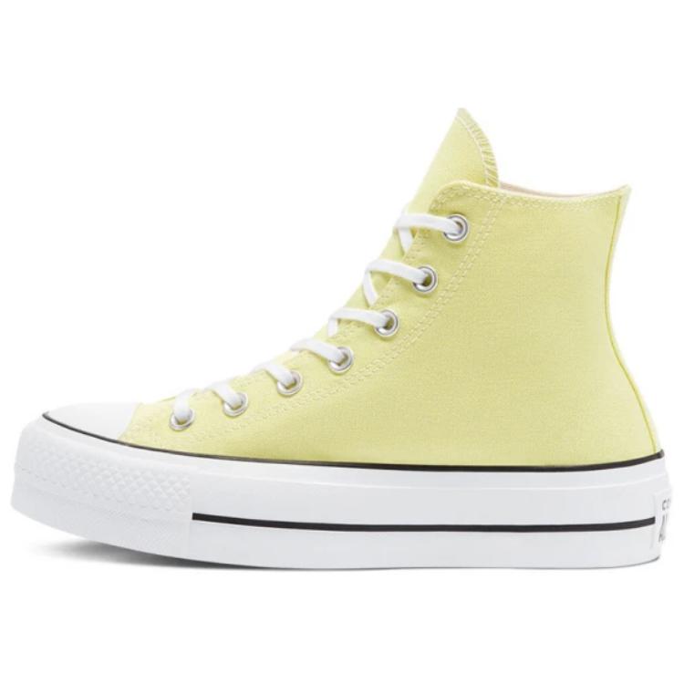 Converse Chuck Taylor All Star Pet-Canvas Hi Casual Durable High-Top Canvas Shoes Unisex Sneakers Lemon-Yellow 1SC489