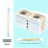 Boxed Double-Ended Bamboo Cotton Swabs for Baby Care, Ear Cleaning, and Makeup Removal