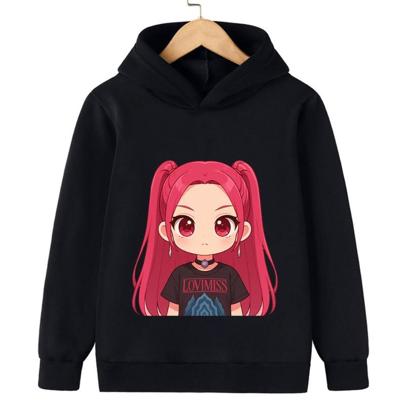 Winter Fashion Comfortable Anime Girl Printed Soft Popular Children's Cute Warm Hoodie