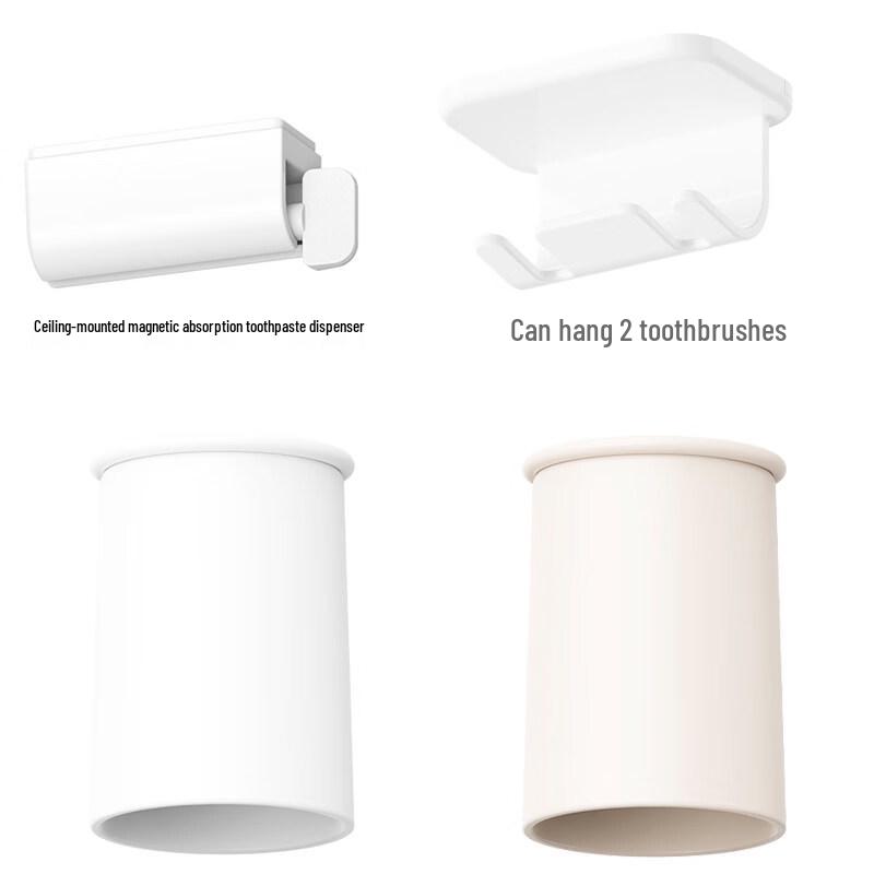 Under-Mirror Cabinet Magnetic Toothbrush Holder