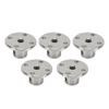 5 STÜCKE 4mm Flanschkupplungsverbinder Stahl Starrführung Modellkupplung Zubehör Welle Achsen Fittings
