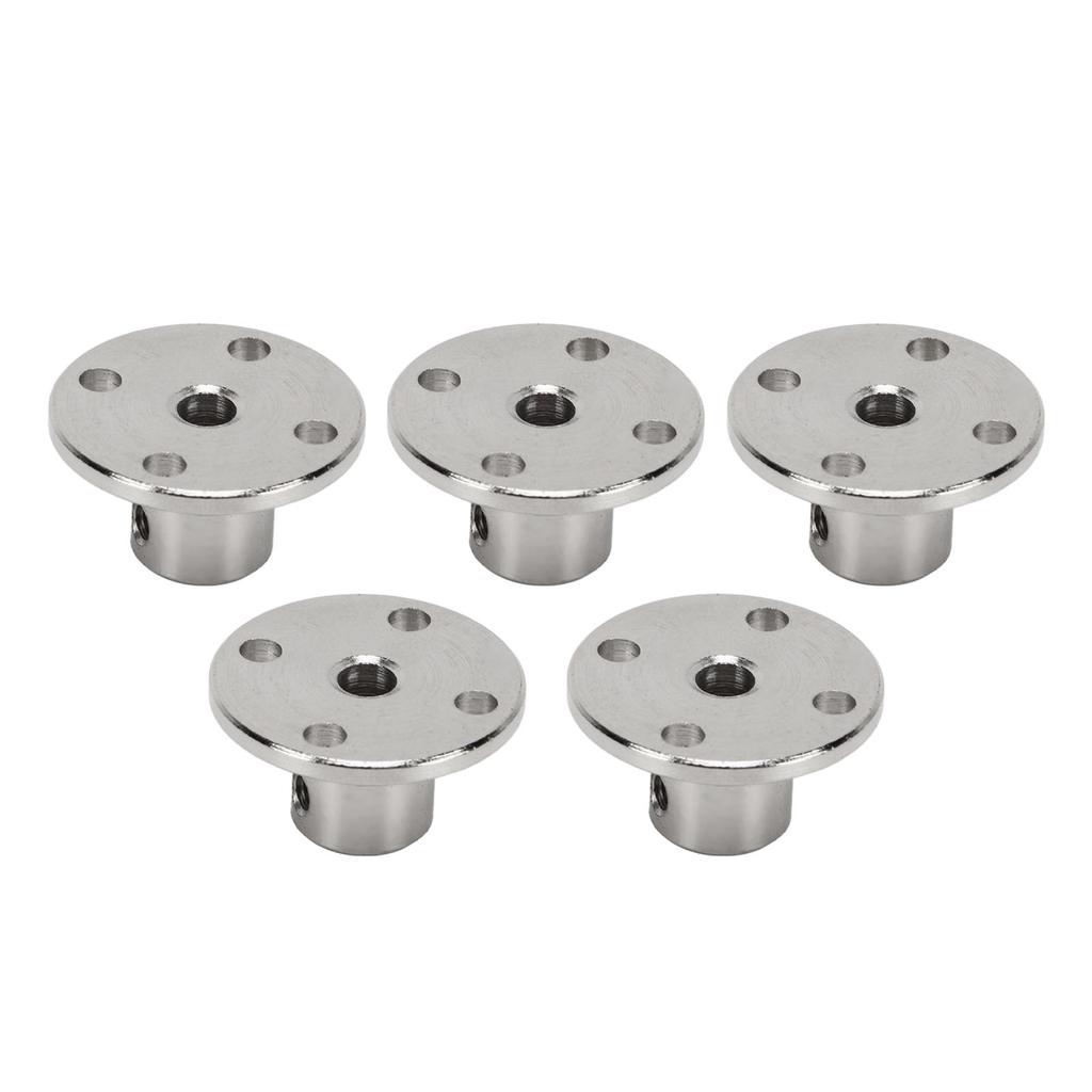 5 STÜCKE 4mm Flanschkupplungsverbinder Stahl Starrführung Modellkupplung Zubehör Welle Achsen Fittings