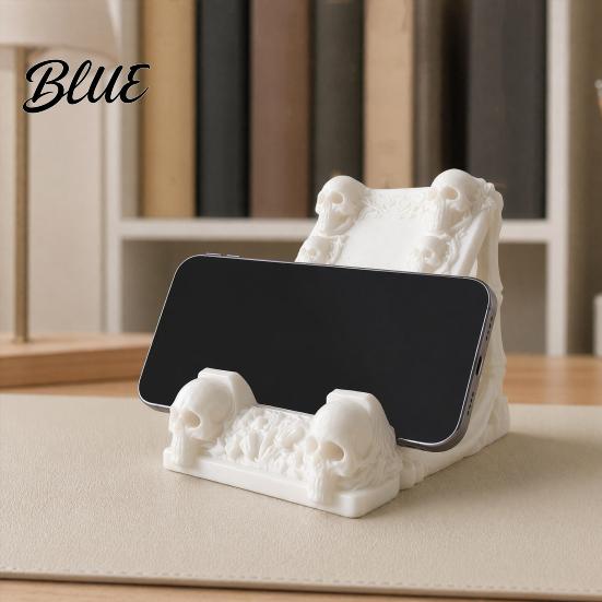 Adjustable Phone Holder 3D Printed Skeleton Mobile Holder Universal Stand Decorative Support Creative Skulls for All Models Ornament
