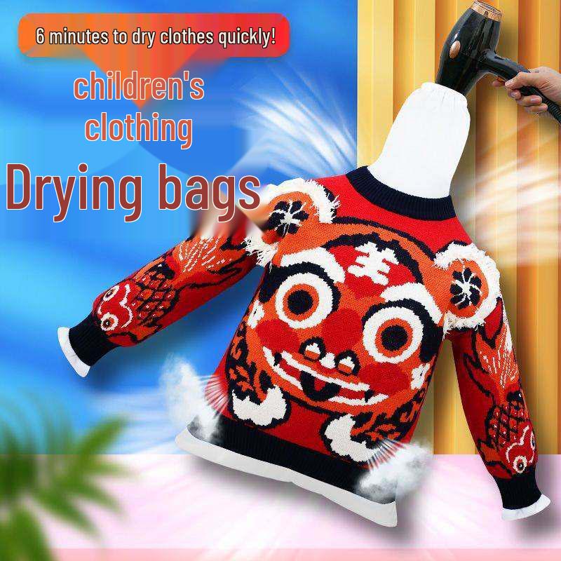 Portable Fast-Dry Jacket Bag: Quick Drying with Hair Dryer After Washing