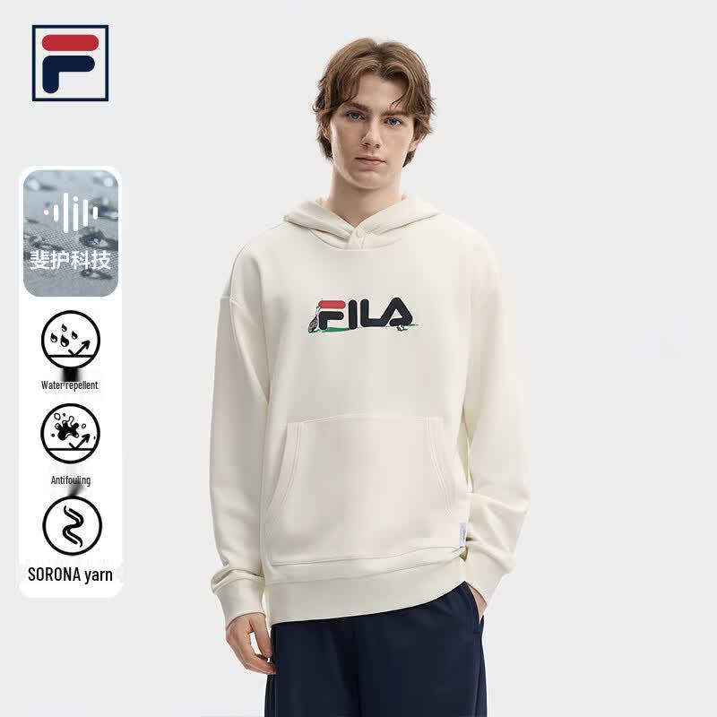 FILA Unisex Hooded Loose-Fit Sweatshirt