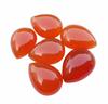 Piatră prețioasă Carneol portocaliu natural: Cabochonuri în formă de pară, calitate AAA+