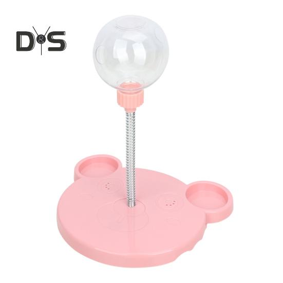 

1/2 шт. шевелящиеся игрушки для собак, шарики для закусок, дизайн с присоской, легко моющийся дозатор корма для домашних животных, интерактивные игрушки розовый