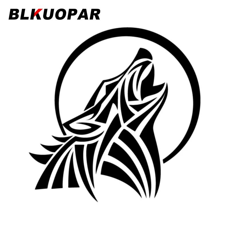 BLKUOPAR Kurt Başı Araba Stickerı Yaratıcı Komik Su Geçirmez Engelleme Çizik Çıkartma Vinil Kesim Ön Cam Araba Kapı Koruyucu