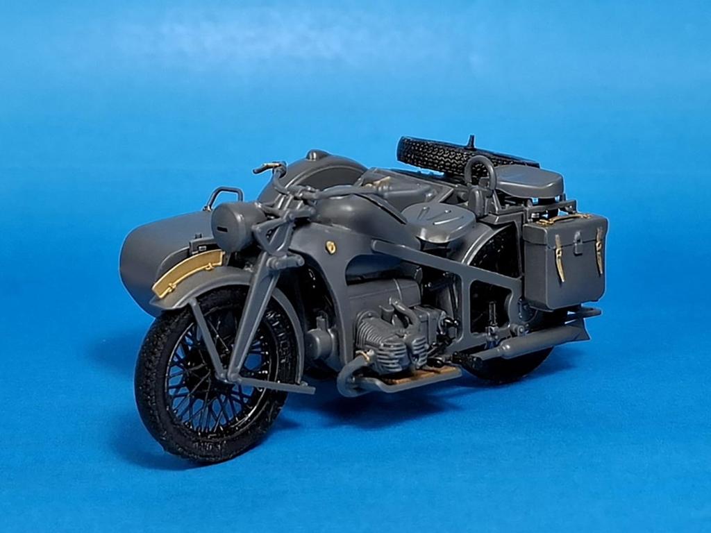 Passion Models KS600 Sidecar Etching 3D Detail Up Set Plastic Model Parts 1/35 (for Tamiya) P35-180 (Military Vehicle)