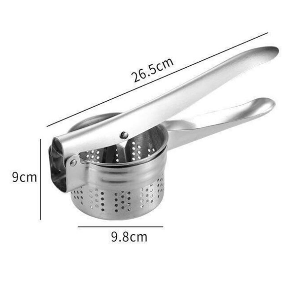 Potato Ricer with Ergonomic Handle Heavy Duty Potato Ricer Stainless Steel Vegetable Fruit Ricer for Mashed Potatoes